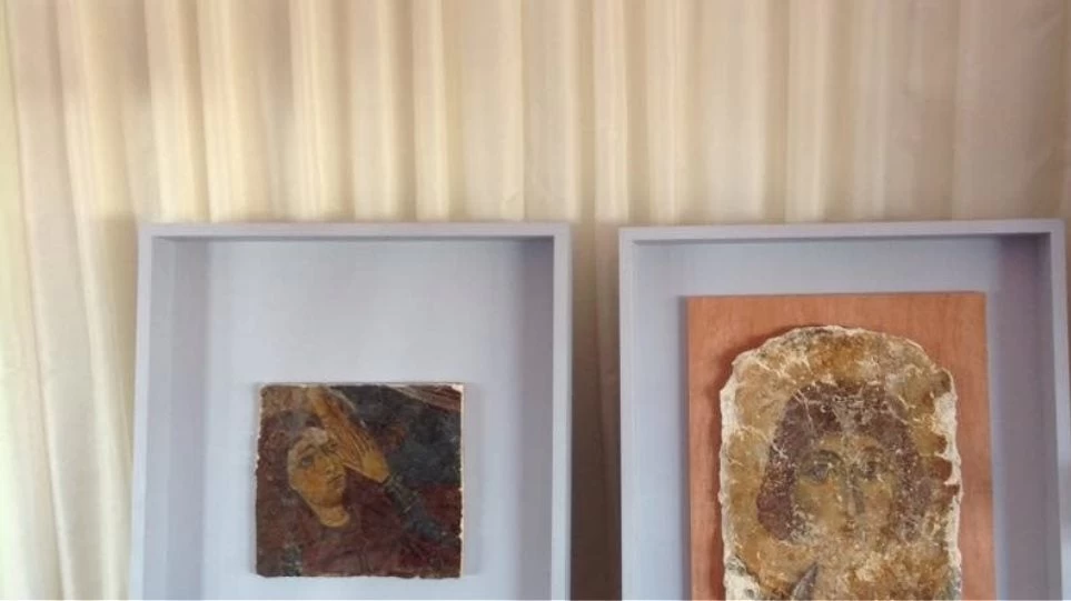 Τέσσερις τοιχογραφίες που συλήθηκαν από τα κατεχόμενα επιστρέφουν στην Κύπρο μετά από 45 χρόνια – Δείτε τις εικόνες